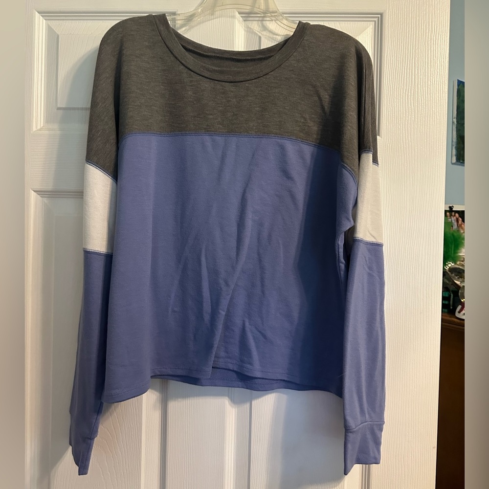 Blue white gray
